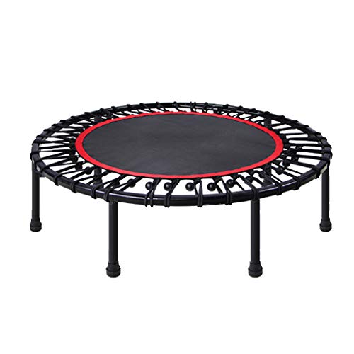 TrampolíN para Ejercicios En El Interior - TrampolíN Silencioso Redondo - Equipo De Entrenamiento con Ejercicios AeróBicos - TrampolíN para NiñOs Y Adultos - Estilo De Cuerda EláStica - 200 Kg Carga