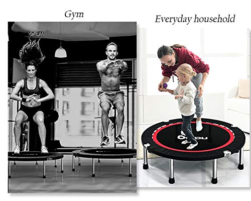 Trampolín Plegable para Interiores/Exteriores,Mini Ejercicio Ligero Y De Ejercicio Aeróbico con Gorila Aeróbica - MAX 350 Kg, 48 Pulgadas Trampolín Plegable para Interiores/Exteriores,Mini Ejercicio Ligero Y De Ejercicio Aeróbico con Gorila Aeróbica - MAX 350 Kg, 48 Pulgadas