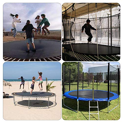 Trampolines Round Jump Mat, Round Jumping Mat, Portátil y Plegable Garden Trampoline Fitness Body Exercise Workout MAX