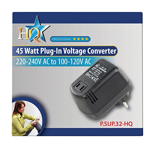 Transformador Conversor de Tensión 230V a 110V 45W HQ P.SUP.32-HQ Transformador Conversor de Tensión 230V a 110V 45W HQ P.SUP.32-HQ