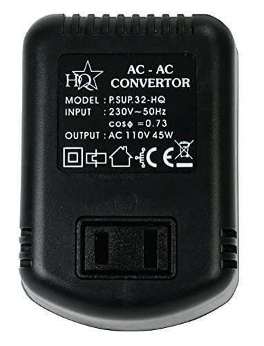 Transformador Conversor de Tensión 230V a 110V 45W HQ P.SUP.32-HQ Transformador Conversor de Tensión 230V a 110V 45W HQ P.SUP.32-HQ