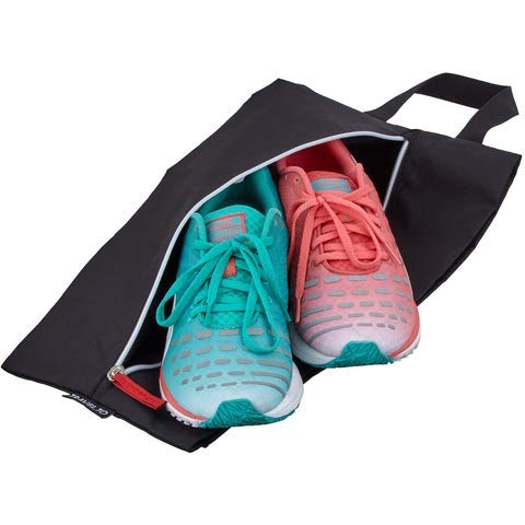 TRAVELTO Set de 2 Bolsas para Zapatos de Nylon Resistente con Cierre Ideal para Viajes - Shoe Bag/botinera/Bolso para Zapatos TRAVELTO Set de 2 Bolsas para Zapatos de Nylon Resistente con Cierre Ideal para Viajes - Shoe Bag/botinera/Bolso para Zapatos