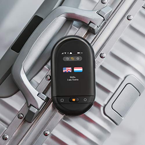 Travis Touch Go - Traductor Inteligente de Bolsillo a 155 Idiomas Con Pantalla Táctil, eSIM y Hotspot Travis Touch Go - Traductor Inteligente de Bolsillo a 155 Idiomas Con Pantalla Táctil, eSIM y Hotspot