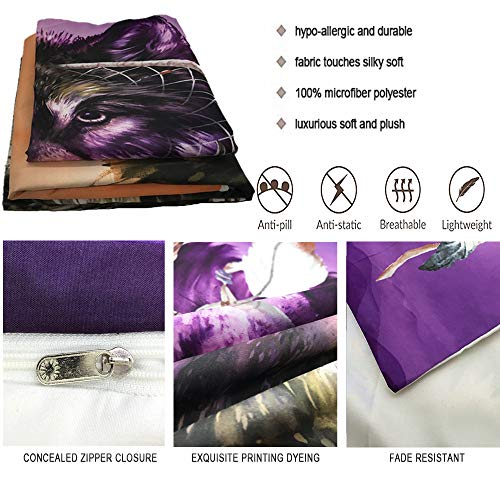 Treer 3D Juego de Ropa de Cama, 3 Piezas Microfibra Antialérgico Anti Decoloración Funda Nórdica de Edredón Estampada (Cama 150/160-220x240cm,Espacio) Treer 3D Juego de Ropa de Cama, 3 Piezas Microfibra Antialérgico Anti Decoloración Funda Nórdica de Edredón Estampada (Cama 150/160-220x240cm,Espacio)
