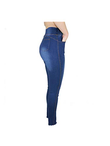 Trendcool Vaqueros Elasticos Mujer. Jeans Push Up. Pantalones Mujer Jeggins Desgastados. Leggins para Mujer Invierno. Jeggins Mujer Skinny High Waist. (M, Basic Jeggins)