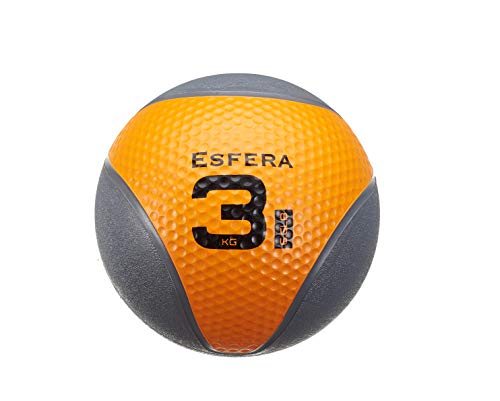 Trendy Sport Esfera Premium - Balón medicinal (goma granulada), Naranja - 3 kg
