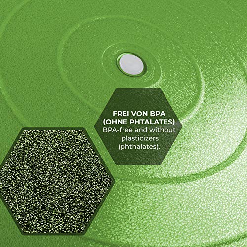 TRESKO® Pelota de Gimnasia Anti-Reventones | Bola de Yoga Pilates y Ejercicio | Balón para Sentarse | Balon de Ejercicio para Fitness | 300 kg | con Bomba de Aire | Gris | 65cm TRESKO® Pelota de Gimnasia Anti-Reventones | Bola de Yoga Pilates y Ejercicio | Balón para Sentarse | Balon de Ejercicio para Fitness | 300 kg | con Bomba de Aire | Gris | 65cm