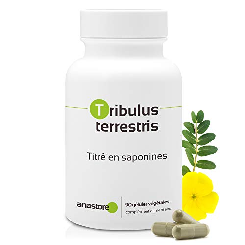TRIBULUS TERRESTRIS * 470 mg / 90 cápsulas * Titulado al 40% en saponinas * Energia, Rendimiento deportivo, Vitalidad
