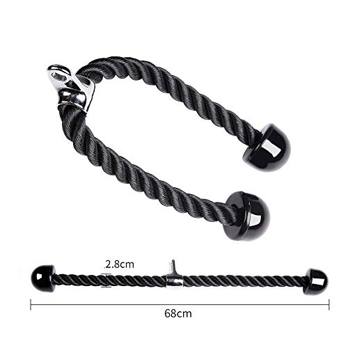 TríCeps Empuje Tire Hacia Abajo Cuerda Cuerda, Cable De La Cuerda De TríCeps Para Multi Gym & Mango Potente & MosquetóN De Gancho RáPido, Para Las Combinaciones De Entrenamiento De Fuerza Del Brazo TríCeps Empuje Tire Hacia Abajo Cuerda Cuerda, Cable De La Cuerda De TríCeps Para Multi Gym & Mango Potente & MosquetóN De Gancho RáPido, Para Las Combinaciones De Entrenamiento De Fuerza Del Brazo