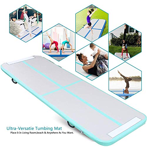 Triclicks Inflable Pista de Aire para Gimnasia 3M + Bomba Air Tumbling Mat Tumbling Gimnasia para Gymnastic/Yoga/Taekwondo/Agua Flotante/Air Taekwondo Track con Bomba Eléctrica (300x90x10cm) Triclicks Inflable Pista de Aire para Gimnasia 3M + Bomba Air Tumbling Mat Tumbling Gimnasia para Gymnastic/Yoga/Taekwondo/Agua Flotante/Air Taekwondo Track con Bomba Eléctrica (300x90x10cm)