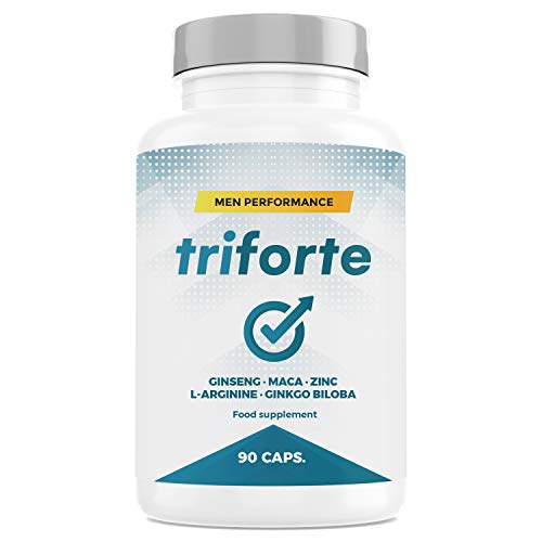 TRIFORTE Men Performance | Contribuye a Regular los Niveles Normales de Testosterona | 90 Cápsulas