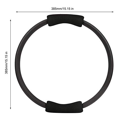TrifyCore Anillo de Pilates Magic Yoga cÍrculo Equipo de Fitness Pilates en casa Uso, Negro, Una Talla TrifyCore Anillo de Pilates Magic Yoga cÍrculo Equipo de Fitness Pilates en casa Uso, Negro, Una Talla
