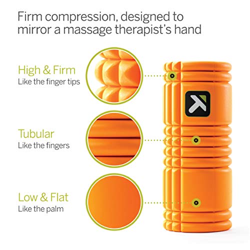 Trigger Point Performance The Grid - Rodillo de espuma para entrenamiento y masajes, color Naranja, Talla única Trigger Point Performance The Grid - Rodillo de espuma para entrenamiento y masajes, color Naranja, Talla única