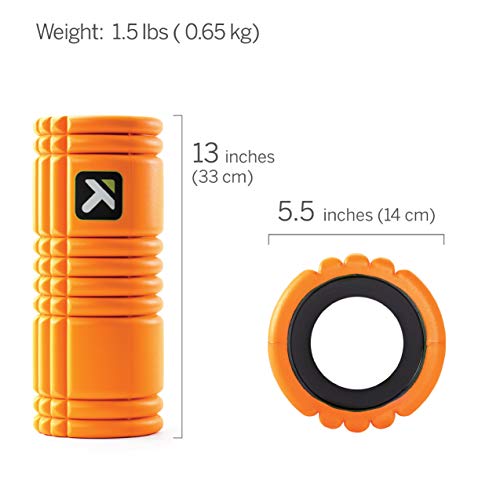 Trigger Point Performance The Grid - Rodillo de espuma para entrenamiento y masajes, color Naranja, Talla única Trigger Point Performance The Grid - Rodillo de espuma para entrenamiento y masajes, color Naranja, Talla única