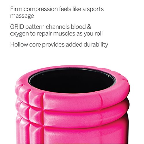 Trigger Point Performance The Grid - Rodillo de espuma para entrenamiento y masajes, color Rosa, Talla única Trigger Point Performance The Grid - Rodillo de espuma para entrenamiento y masajes, color Rosa, Talla única