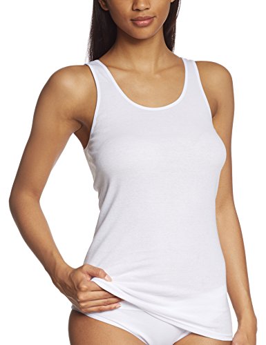 Triumph Katia Basics Shirt02 (1PL36) Camiseta Tirantes, Weiß (White 03), 46 para Mujer