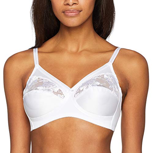 Triumph Modern Posy N01 Sujetador sin Aros, Blanco (White 0003), 100A (Talla del Fabricante: 85) para Mujer