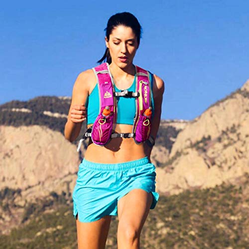 TRIWONDER Chaleco de Hidratación Ligero 5.5L Superior Mochila para Trail Running Ciclismo Marathoner Profesional al Aire Libre Hombre Mujer (Gris - Sólo Chaleco) TRIWONDER Chaleco de Hidratación Ligero 5.5L Superior Mochila para Trail Running Ciclismo Marathoner Profesional al Aire Libre Hombre Mujer (Gris - Sólo Chaleco)