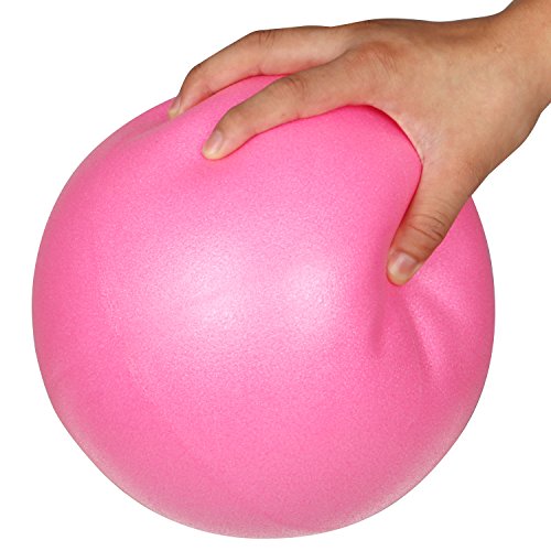 TRIXES Balón Espuma PVC Rosa Ayuda para Ejercicios de, Fortalecimiento, Yoga Gimnasia, Ejercicios Pilates