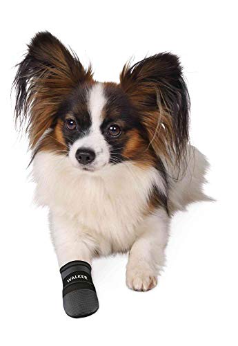 TRIXIE 2 Botas Protectoras Walker, Neopreno, Perros, M, Negro, Perro