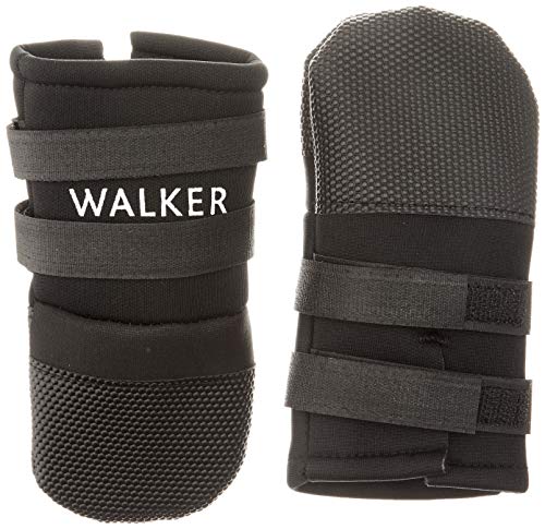 TRIXIE 2 Botas Protectoras Walker, Neopreno, Perros, M, Negro, Perro