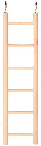 TRIXIE Escalera, Madera, 6 peldaños, 28 cm, Pájaros TRIXIE Escalera, Madera, 6 peldaños, 28 cm, Pájaros