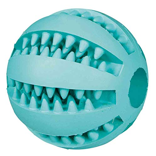 TRIXIE Pelota Béisbol Denta Fun, Menta, Caucho, ø7 cm, Perro TRIXIE Pelota Béisbol Denta Fun, Menta, Caucho, ø7 cm, Perro