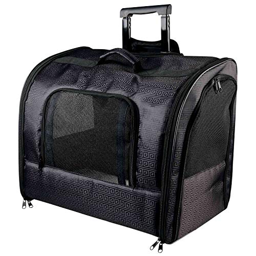 TRIXIE Trolley Elegance, Nylon, 45 × 41 × 31 cm, Negro, Perro