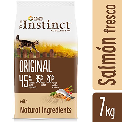 True Instinct Original - Nature's Variety - Pienso para Gato Esterilizado Adulto con Salmón - 7kg True Instinct Original - Nature's Variety - Pienso para Gato Esterilizado Adulto con Salmón - 7kg