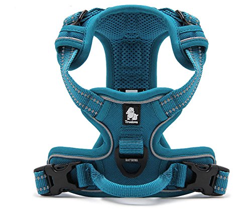 TrueLove TLH5651 - Arnés para perro, las costuras reflectantes 3M aseguran la visibilidad de noche, aventuras al aire libre, arnés chaleco para perros grandes, cachorros TrueLove TLH5651 - Arnés para perro, las costuras reflectantes 3M aseguran la visibilidad de noche, aventuras al aire libre, arnés chaleco para perros grandes, cachorros