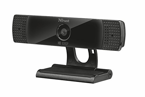 Trust Gaming GXT 1160 Vero - Webcam Full HD (1080 p) de 8 megapíxeles, Negro