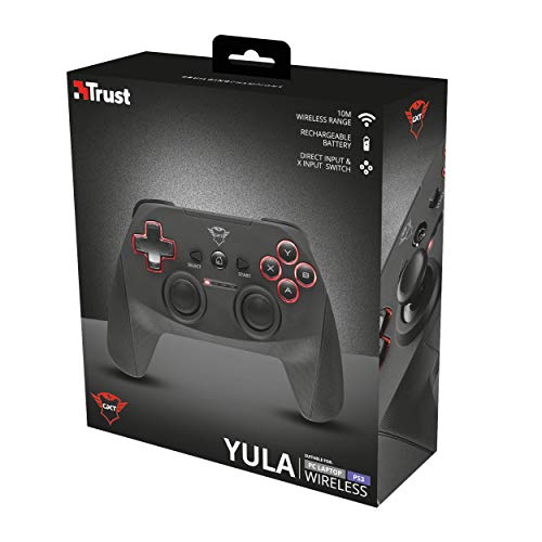 Trust Gaming GXT 545 - Gamepad inalámbrico para Playstation 3 y PC