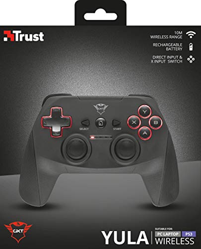 Trust Gaming GXT 545 - Gamepad inalámbrico para Playstation 3 y PC