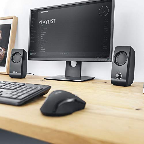 Trust Remo - Set de altavoces de ordenador de 16 W (2.0, 3.5 mm), negro Trust Remo - Set de altavoces de ordenador de 16 W (2.0, 3.5 mm), negro