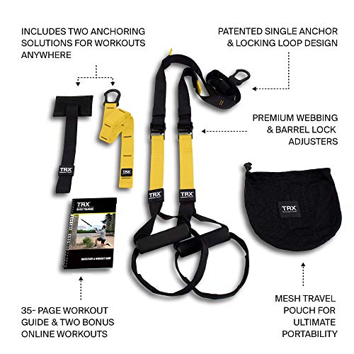 TRX Trainer Suspension Basic Plus Door Anchor - Pack suspensión TRX TRX Trainer Suspension Basic Plus Door Anchor - Pack suspensión TRX