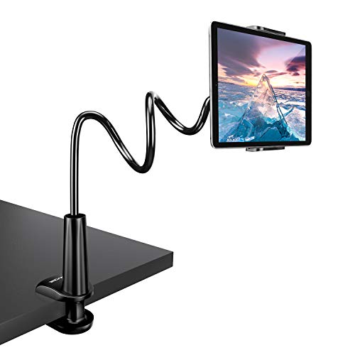 Tryone Soporte Tablet Móvil Multiángulo - Soporte con Brazo de Cuello de Cisne para Serie iPad/Nintendo Switch/Samsung Galaxy Tabs/Huawei Mediapad/Kindle Fire y Más, 75cm de Longitud en Total(Negro) Tryone Soporte Tablet Móvil Multiángulo - Soporte con Brazo de Cuello de Cisne para Serie iPad/Nintendo Switch/Samsung Galaxy Tabs/Huawei Mediapad/Kindle Fire y Más, 75cm de Longitud en Total(Negro)