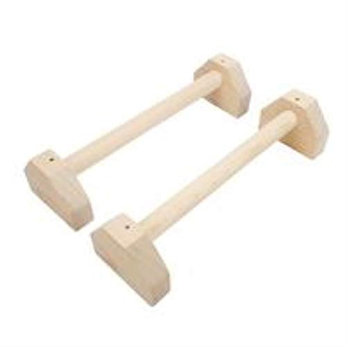 TTZY La Mano calisténica de Madera descansa en Forma de H Barra paralela Personalizada, Barra Doble, Soporte para Flexiones, Soporte Extensible, Barras Dobles Simples, Blanco