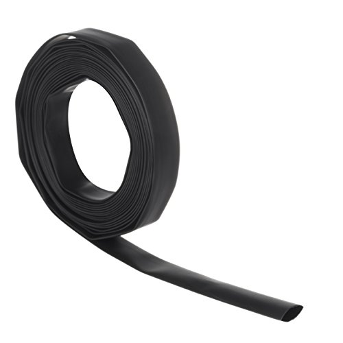 Tubo termorretráctil, contacción: 2:1, diámetro: 8mm, longitud 5m, color negro, Maclean MCTV 533