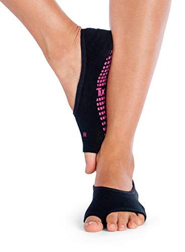 Tucketts Calcetines Yoga Pilates Antideslizante Deporte Mujer, Colchoneta deporte accesorios yoga, Calcetín dedos para Ballet, Barra Fitness, Danza, Running (Negro) Tucketts Calcetines Yoga Pilates Antideslizante Deporte Mujer, Colchoneta deporte accesorios yoga, Calcetín dedos para Ballet, Barra Fitness, Danza, Running (Negro)