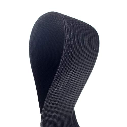 TUKA 40 Metros x 50mm Elásticas Planas Bandas de Costura, Bandas de elástico de Cuerda, para la Ropa Personalizada y Artesanía DIY Hogar, 40 Metros Largo, 50 mm de Ancho, Negro, TKB5007-black TUKA 40 Metros x 50mm Elásticas Planas Bandas de Costura, Bandas de elástico de Cuerda, para la Ropa Personalizada y Artesanía DIY Hogar, 40 Metros Largo, 50 mm de Ancho, Negro, TKB5007-black