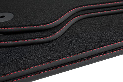 tuning-art 156R-R1N-FBA Exclusive Alfombrillas de Coche y Costuras Decorativas tuning-art 156R-R1N-FBA Exclusive Alfombrillas de Coche y Costuras Decorativas