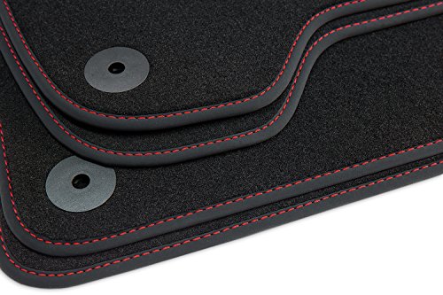 tuning-art 156R-R1N-FBA Exclusive Alfombrillas de Coche y Costuras Decorativas tuning-art 156R-R1N-FBA Exclusive Alfombrillas de Coche y Costuras Decorativas