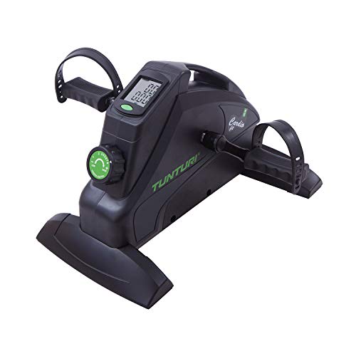 Tunturi Cardio Fit M35 Mini bicicleta estática / Mini Bike / Sistema de freno magnético - con pedales para entrenamiento de brazos y piernas - computadora de Entrenamiento Tunturi Cardio Fit M35 Mini bicicleta estática / Mini Bike / Sistema de freno magnético - con pedales para entrenamiento de brazos y piernas - computadora de Entrenamiento