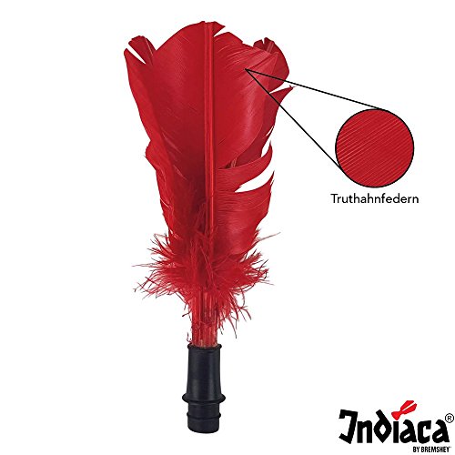 Tunturi-Fitness Indiaca Plumas, Unisex Adulto, Rojo, Talla Única