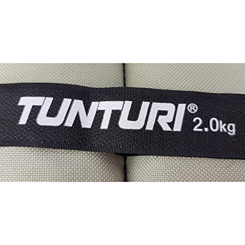 Tunturi Grey Muñequeras/Tobilleras lastradas. Un Juego 2 Unidades de 0,5 Kg. Cada una, Adultos Unisex Tunturi Grey Muñequeras/Tobilleras lastradas. Un Juego 2 Unidades de 0,5 Kg. Cada una, Adultos Unisex