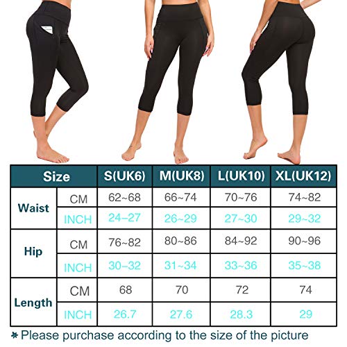 TUPARKA Pantalones de yoga para mujer con bolsillos, ropa de entrenamiento de cintura alta Medias de fitness de yoga Stretch Leggings de yoga Control de abdomen TUPARKA Pantalones de yoga para mujer con bolsillos, ropa de entrenamiento de cintura alta Medias de fitness de yoga Stretch Leggings de yoga Control de abdomen