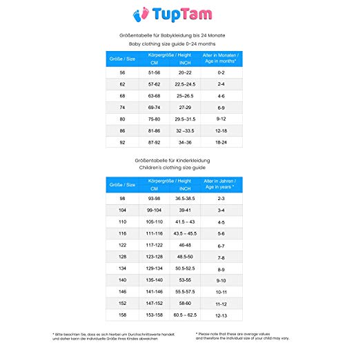 TupTam Top Sujetador para Niñas Tirantes Anchos Pack de 5, Negro, 122-128