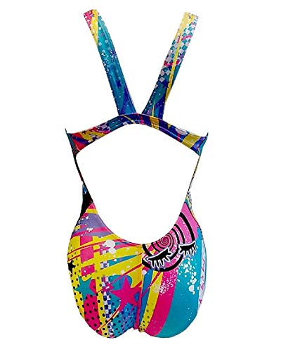 Turbo Power Crazy Comic Bragas de Bikini, Bleu Clair, X-Large para Mujer