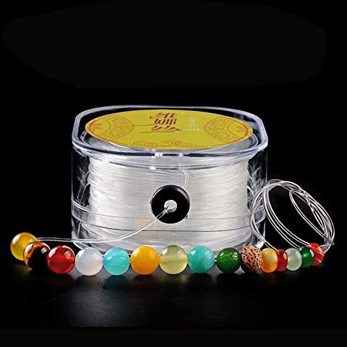Turbobm 0.5mm / 0.6mm / 0.7mm / 0.8mm / 1mm / 1.2mm / 1.5mm Pulsera elástica Cuerda de cordón Hilo de Reborde elástico Transparente para Hacer Joyas Pulsera de Collar con Caja Turbobm 0.5mm / 0.6mm / 0.7mm / 0.8mm / 1mm / 1.2mm / 1.5mm Pulsera elástica Cuerda de cordón Hilo de Reborde elástico Transparente para Hacer Joyas Pulsera de Collar con Caja