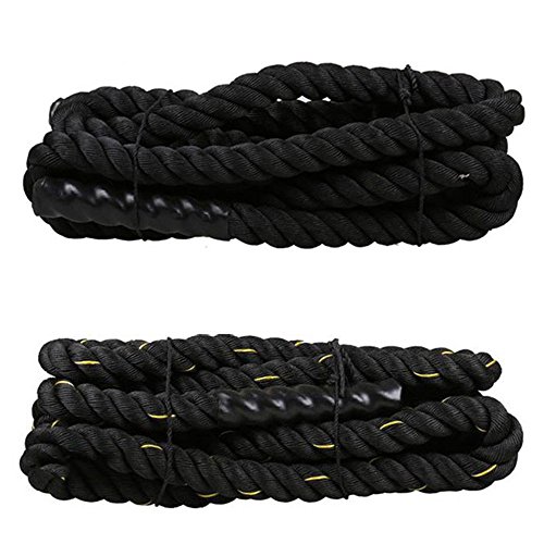 Turefans Cuerda de Batalla,Battle Rope,Cuerda Fitness , 38mm*15m ,38mm*12m (12m * 38mm Negro, Dorado) Turefans Cuerda de Batalla,Battle Rope,Cuerda Fitness , 38mm*15m ,38mm*12m (12m * 38mm Negro, Dorado)
